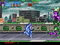 une photo d'Ã©cran de Eight Man sur SNK Neo Geo